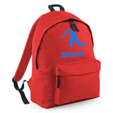 Personalised Cricket Backpack | Kids School Bag with Name