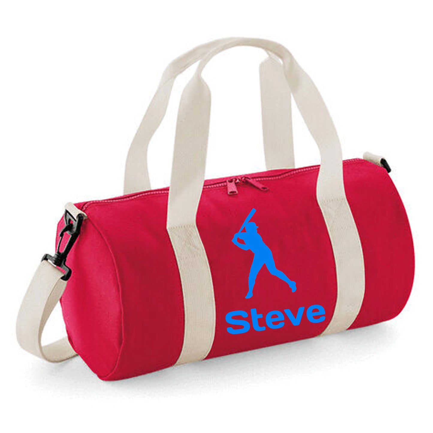 Personalised Baseball Barrel Bag for Kids - Lightweight Holdall for Kid