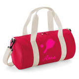 Personalised Pickleball Barrel Bag | Kids Sports Holdall with Name