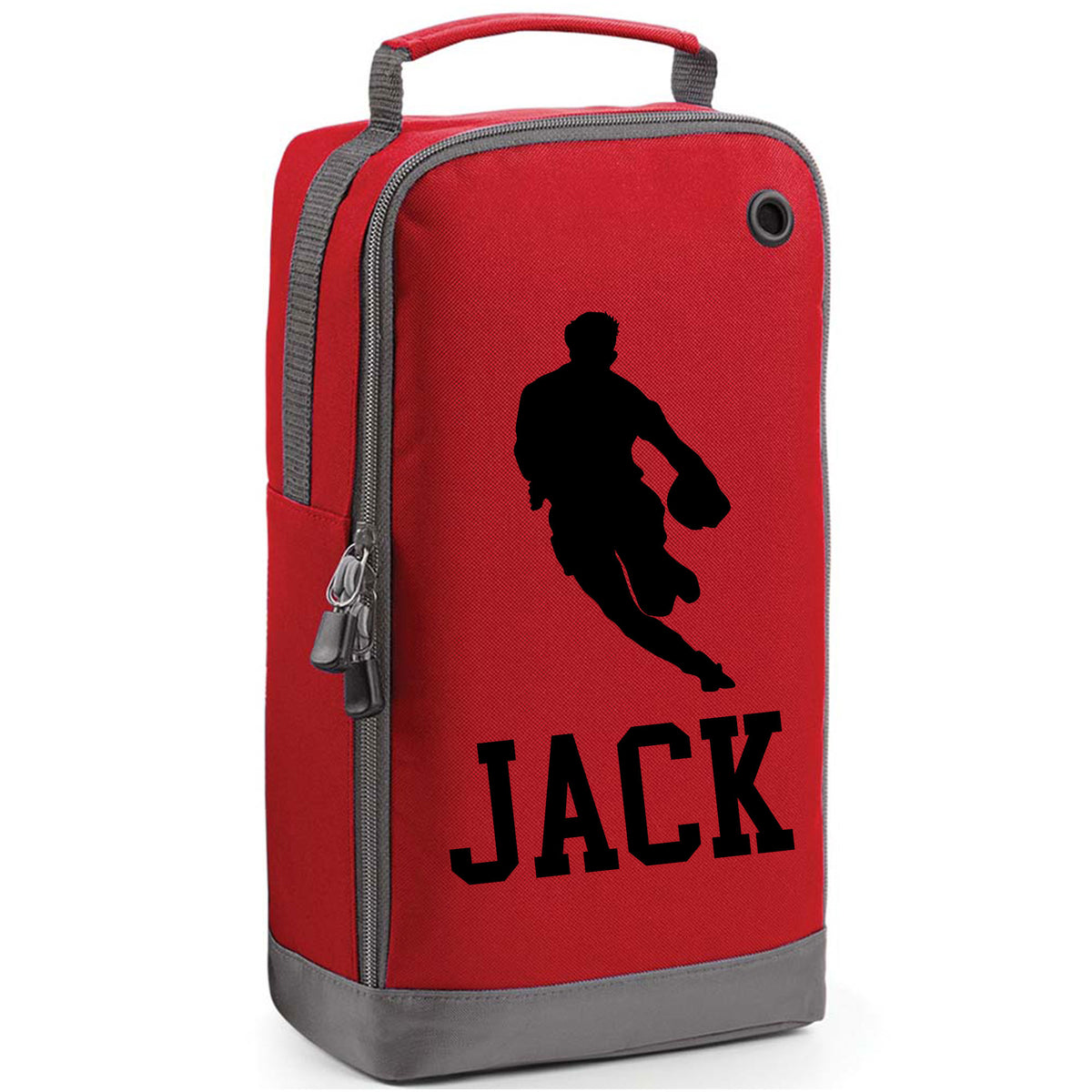 Rugby Boot Bag or Shoe Bag – Personalised with Name | Rugby Player Design (Copy)