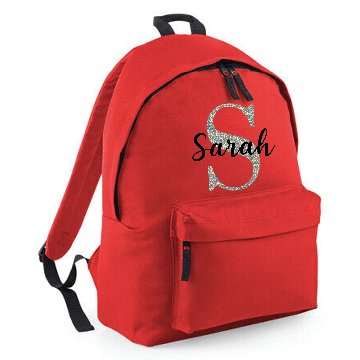 Personalised Name & Initial Backpack, Kids Rucksack with Name & Design
