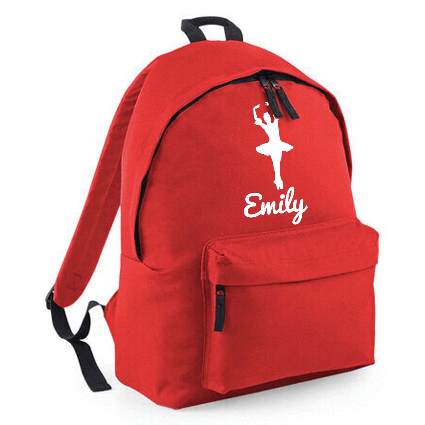 Personalised Ballerina Backpack, Dance Bag Rucksack with Name