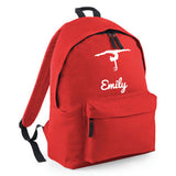 Personalised Gymnast Backpack | Kids School Bag with Name