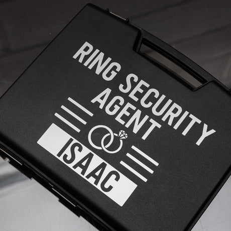 Personalised Page Boy Ring Bearer Accessories Security Box
 - Always Looking Good -     - Always Looking Good -   