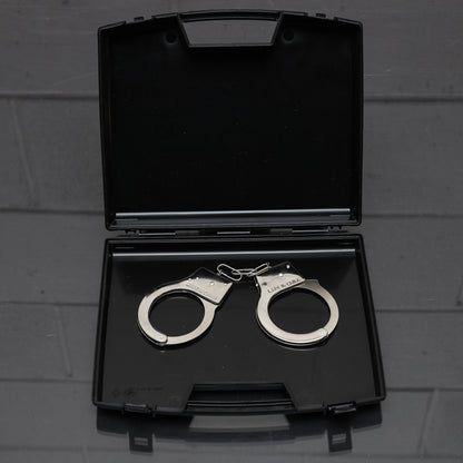 Personalised Pageboy Ring Security Box Briefcase  - Always Looking Good - Briefcase and handcuffs  