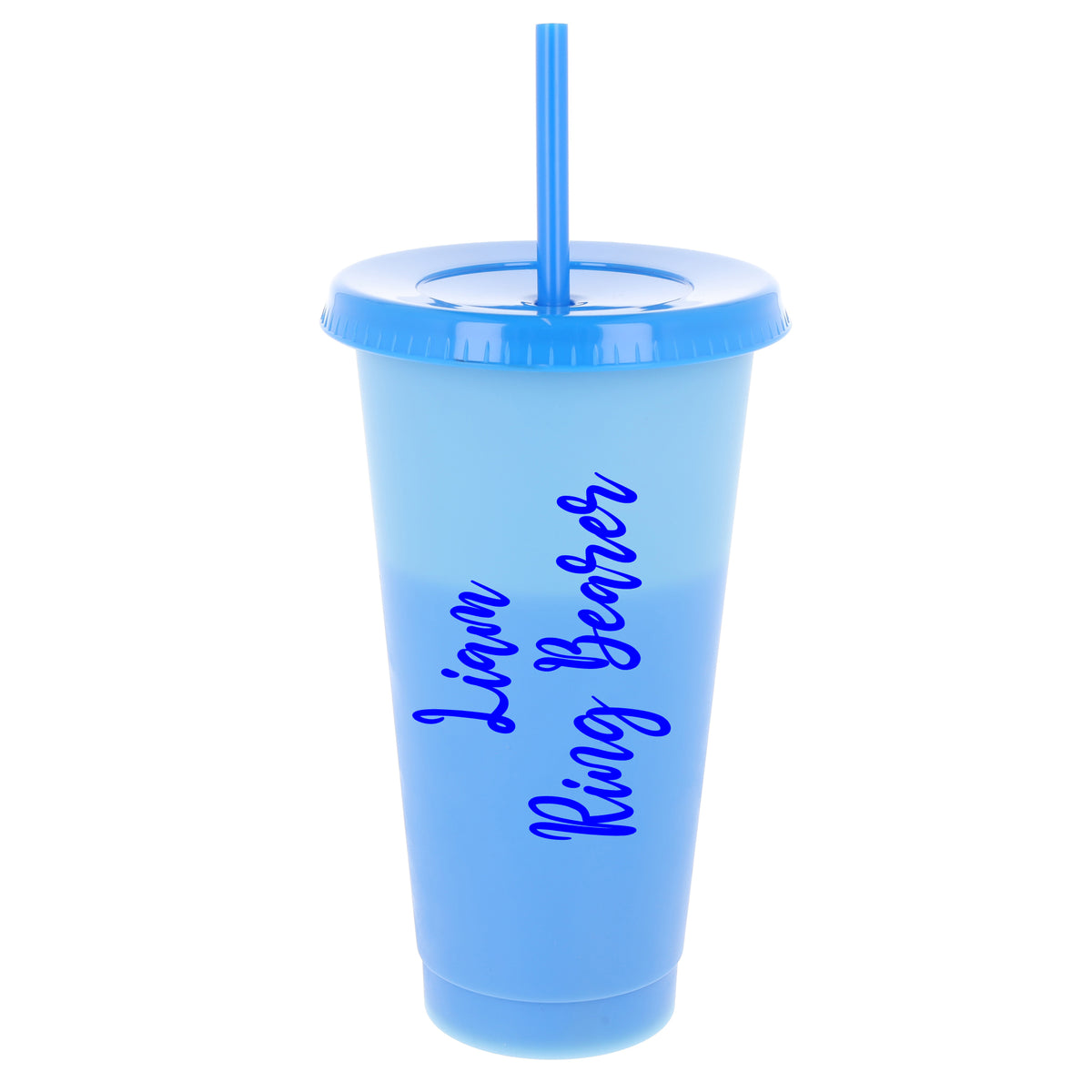 Page Boy Proposal Gift Box – Personalised Blue Juice Cup & Keepsake