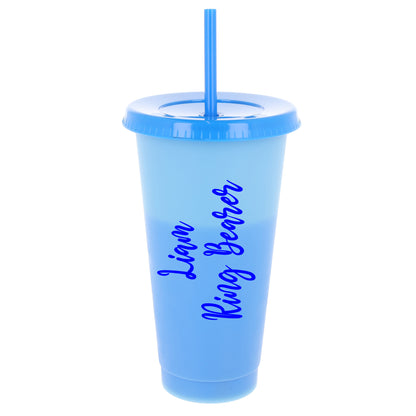 Personalised Page Boy Proposal Gift – Blue Juice Cup Keepsake