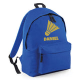 Personalised Badminton Backpack | Kids School Bag with Name
