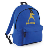 Personalised Boxer Design Backpack | Kids School Bag with Name
