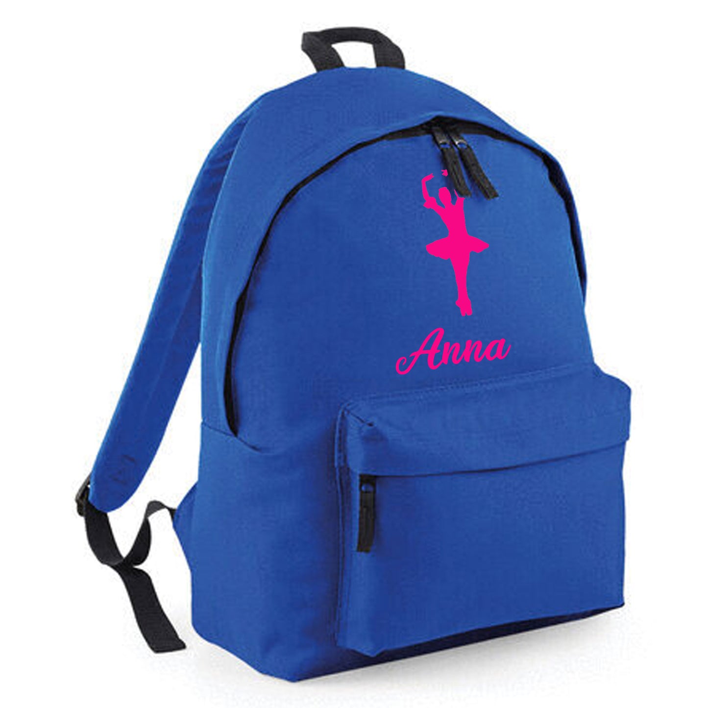 Personalised Ballerina Backpack, Dance Bag Rucksack with Name