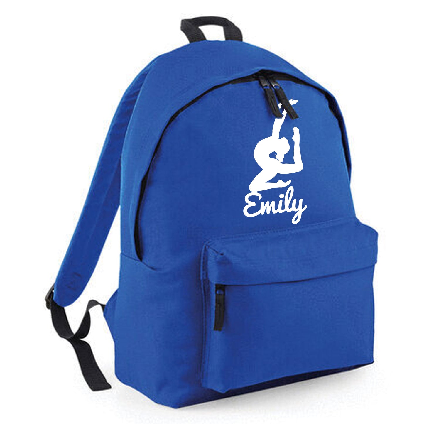 Personalised Gymnast Stretching Design Rucksack Bag with Childs Name