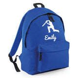 Personalised Cricket Backpack | Kids School Bag with Name