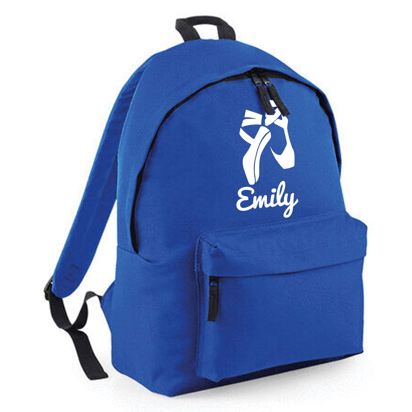 Personalised Ballet Shoes Backpack, Kids Dance Rucksack with Name