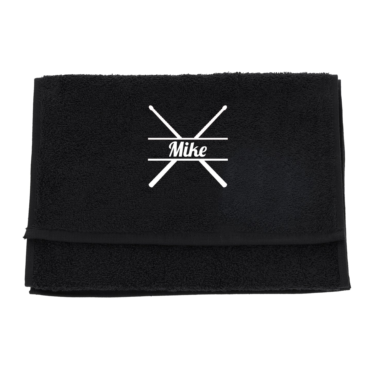 Personalised Embroidered Drummer Towel  - Always Looking Good -   