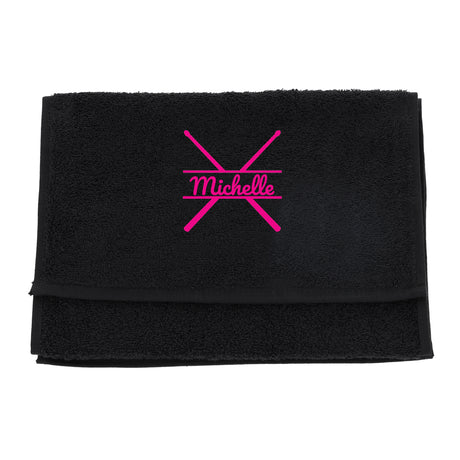 Personalised Embroidered Drummer Towel  - Always Looking Good -   