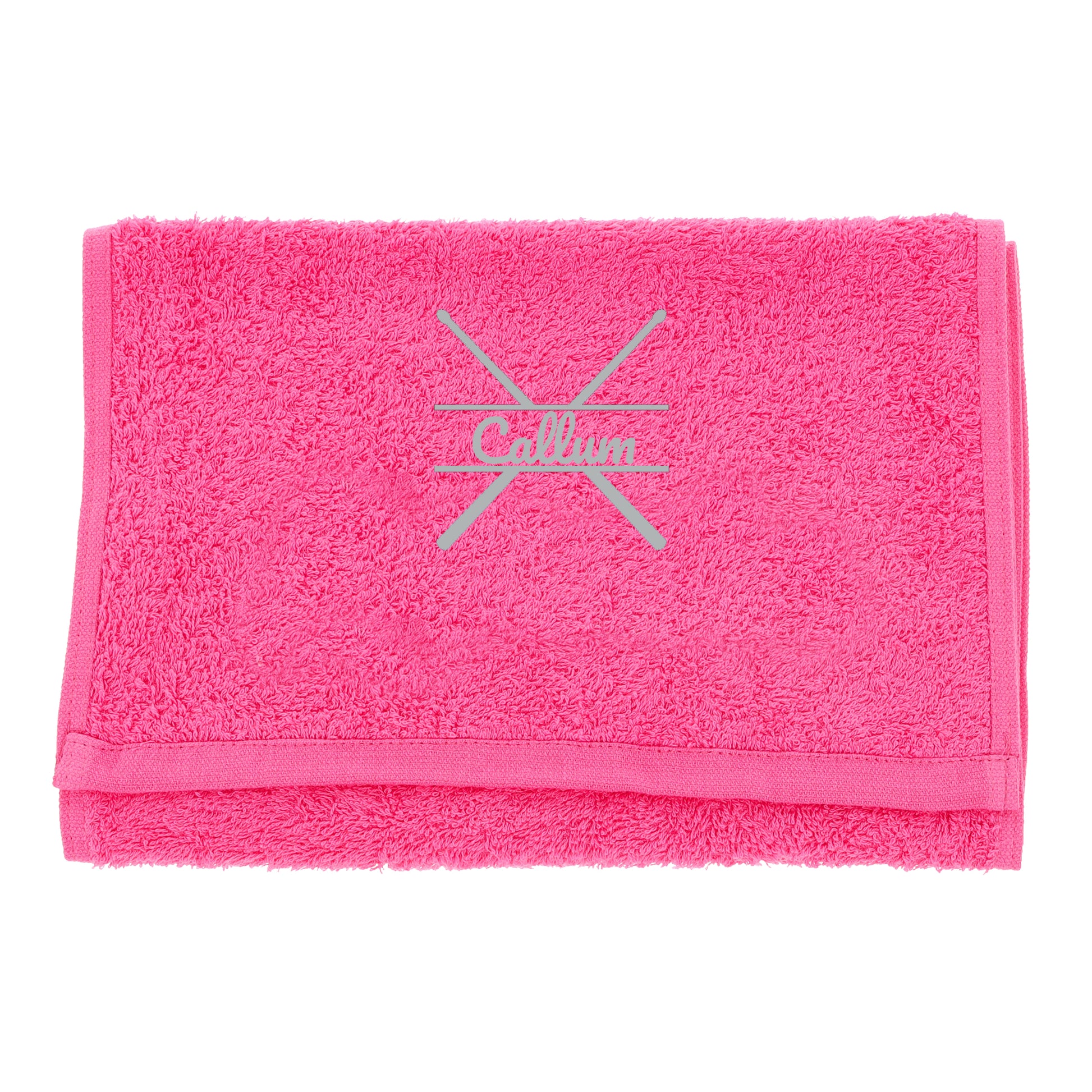 Personalised Embroidered Drummer Towel  - Always Looking Good -   