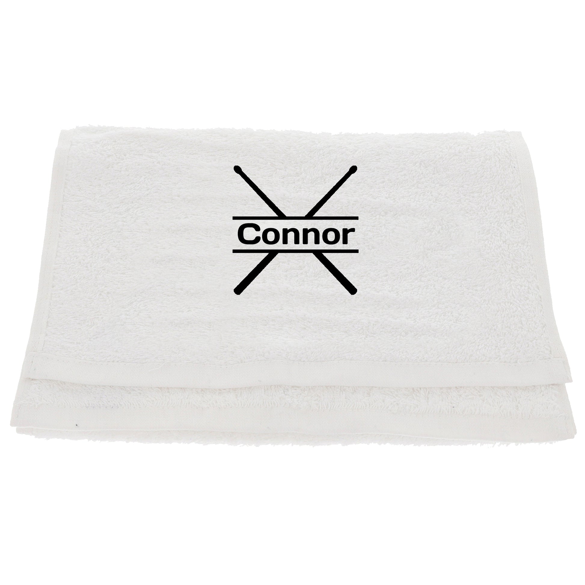 Personalised Embroidered Drummer Towel  - Always Looking Good -   