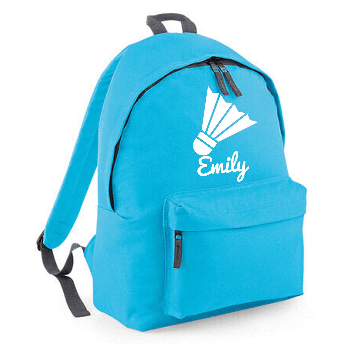 Personalised Badminton Backpack, Kids Rucksack Bag with Name
