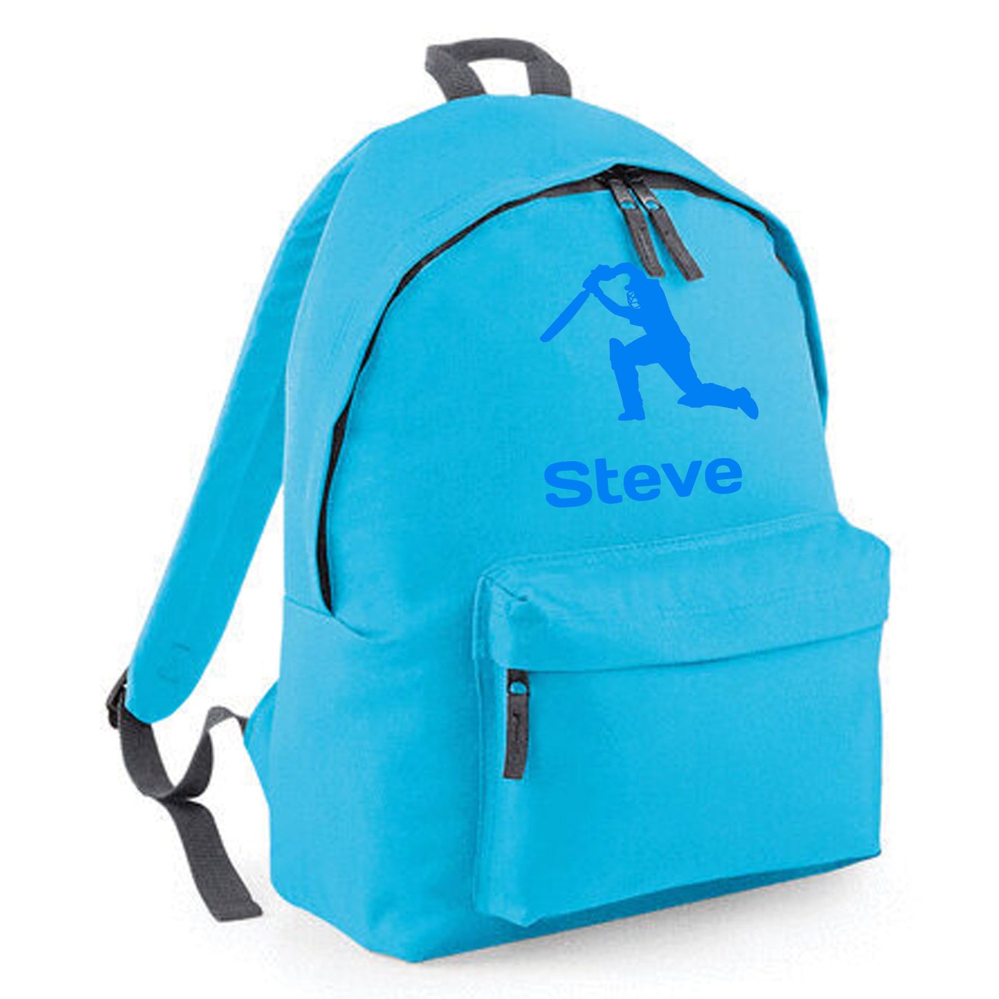 Personalised Cricket Backpack, Kids Rucksack with Name & Design