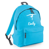Personalised Gymnast Backpack | Kids School Bag with Name
