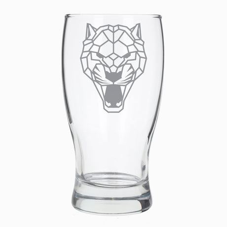 Panther Engraved Beer Pint Glass  - Always Looking Good -   