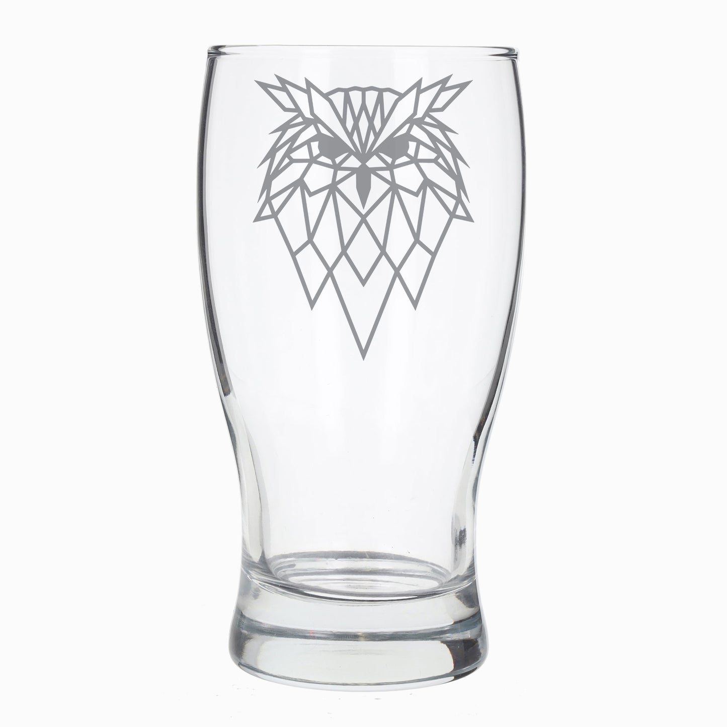 Owl Engraved Beer Pint Glass  - Always Looking Good -   