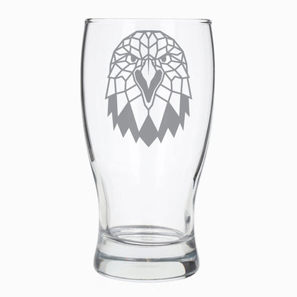 Eagle Engraved Beer Pint Glass  - Always Looking Good -   