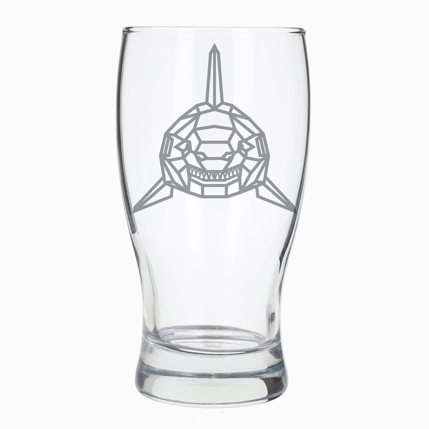 Shark Engraved Beer Pint Glass  - Always Looking Good -   