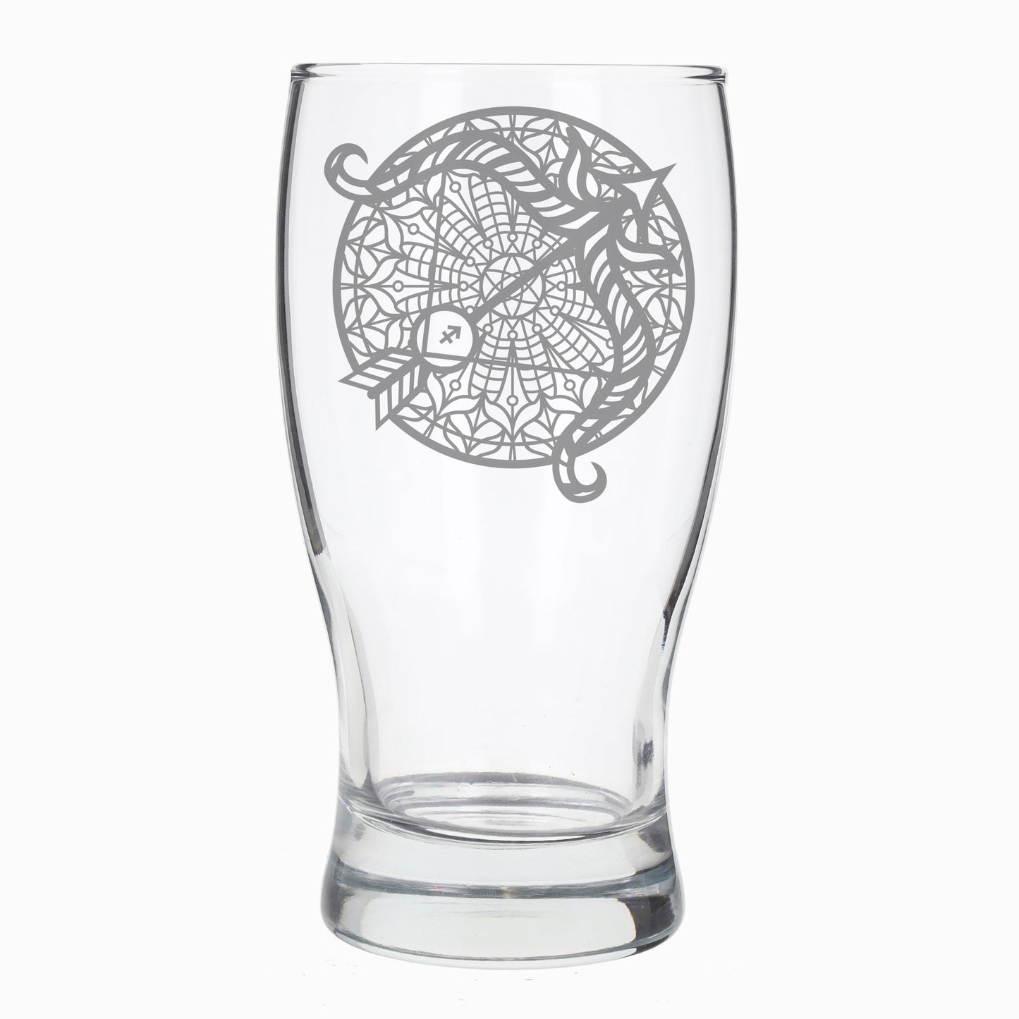 Sagittarius Zodiac Engraved Pint Glass  - Always Looking Good -   