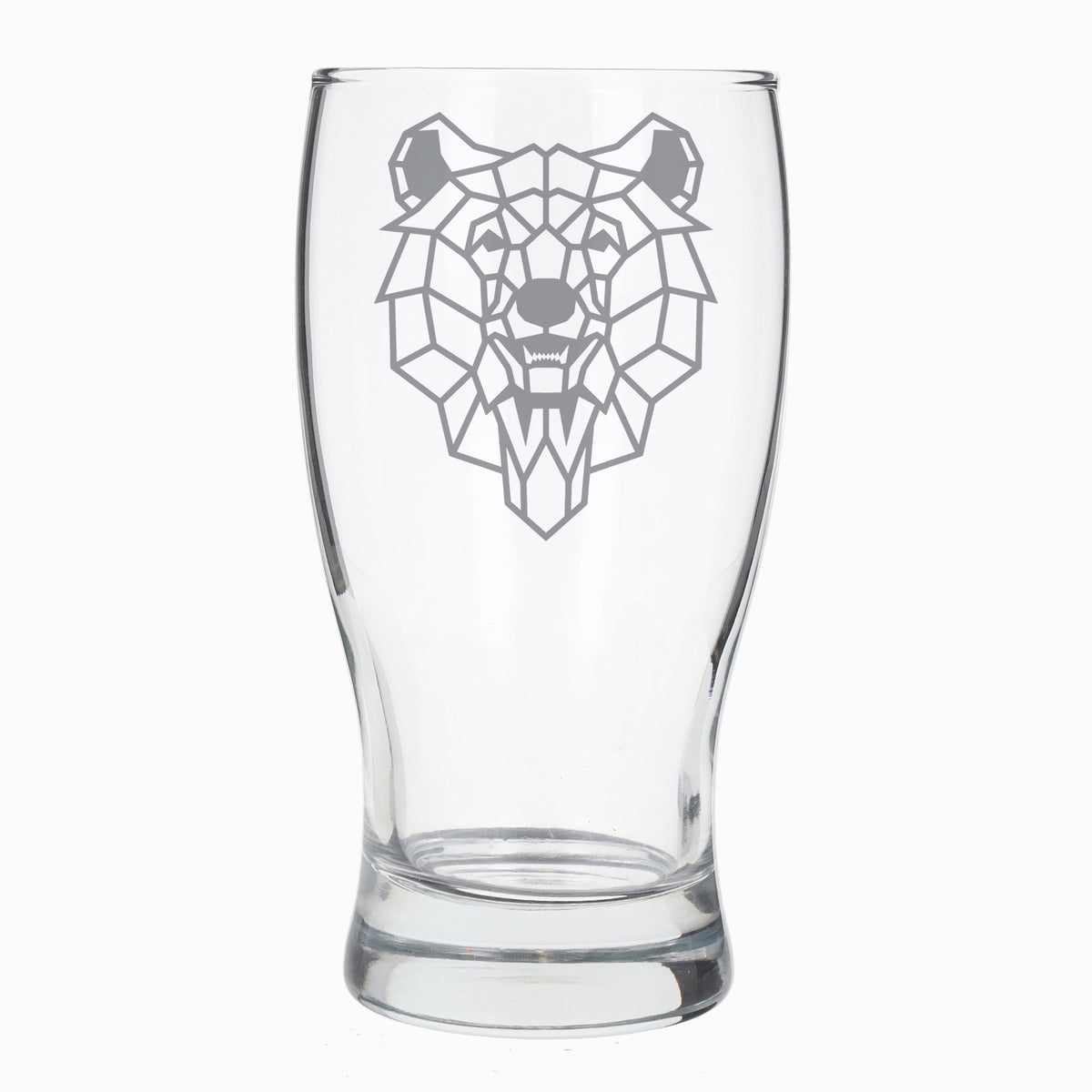 Bear Engraved Beer Pint Glass  - Always Looking Good -   