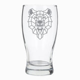 Bear Engraved Beer Pint Glass  - Always Looking Good -   