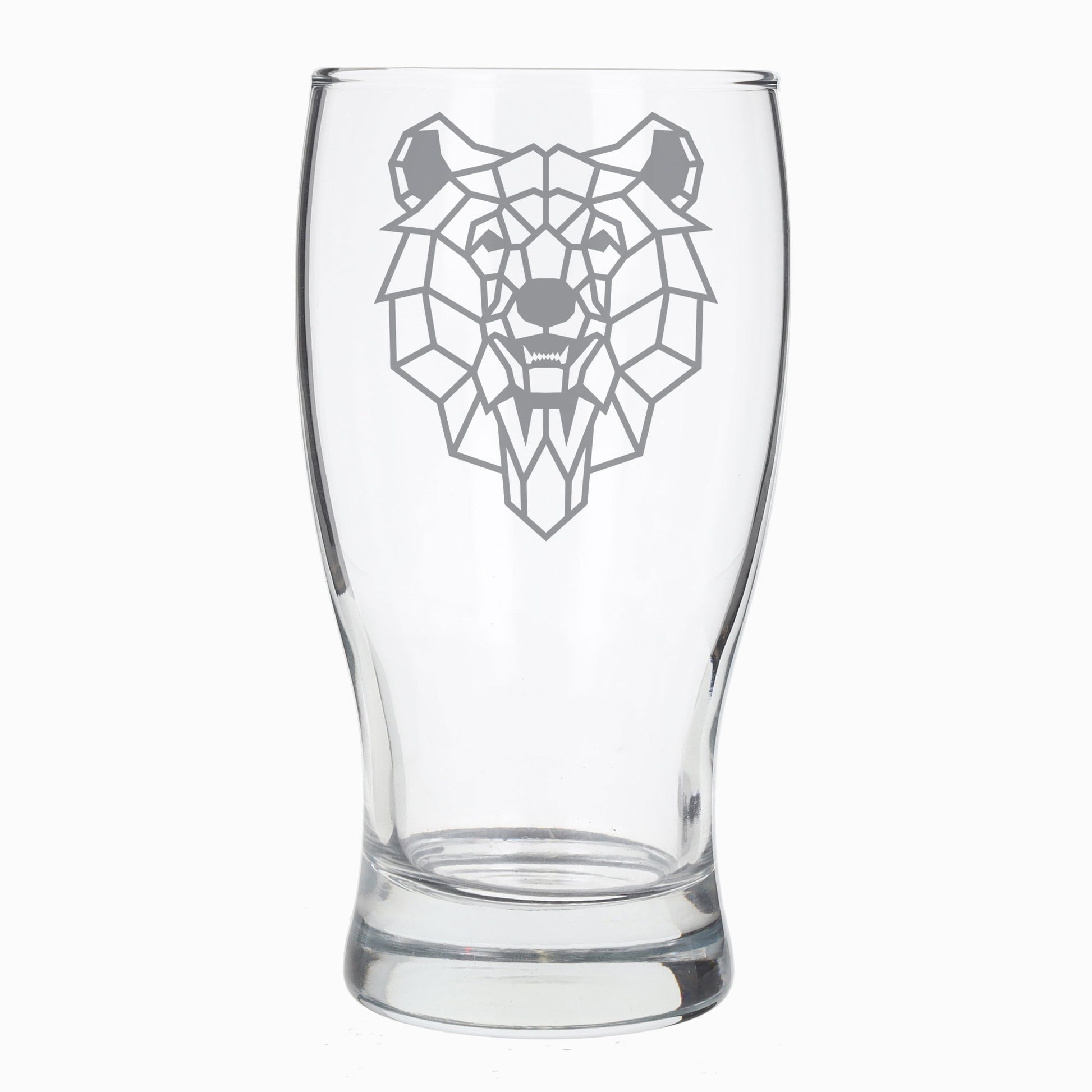 Bear Engraved Beer Pint Glass  - Always Looking Good -   