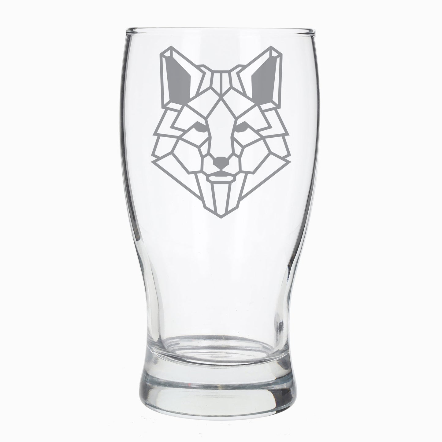 Fox Engraved Beer Pint Glass  - Always Looking Good -   