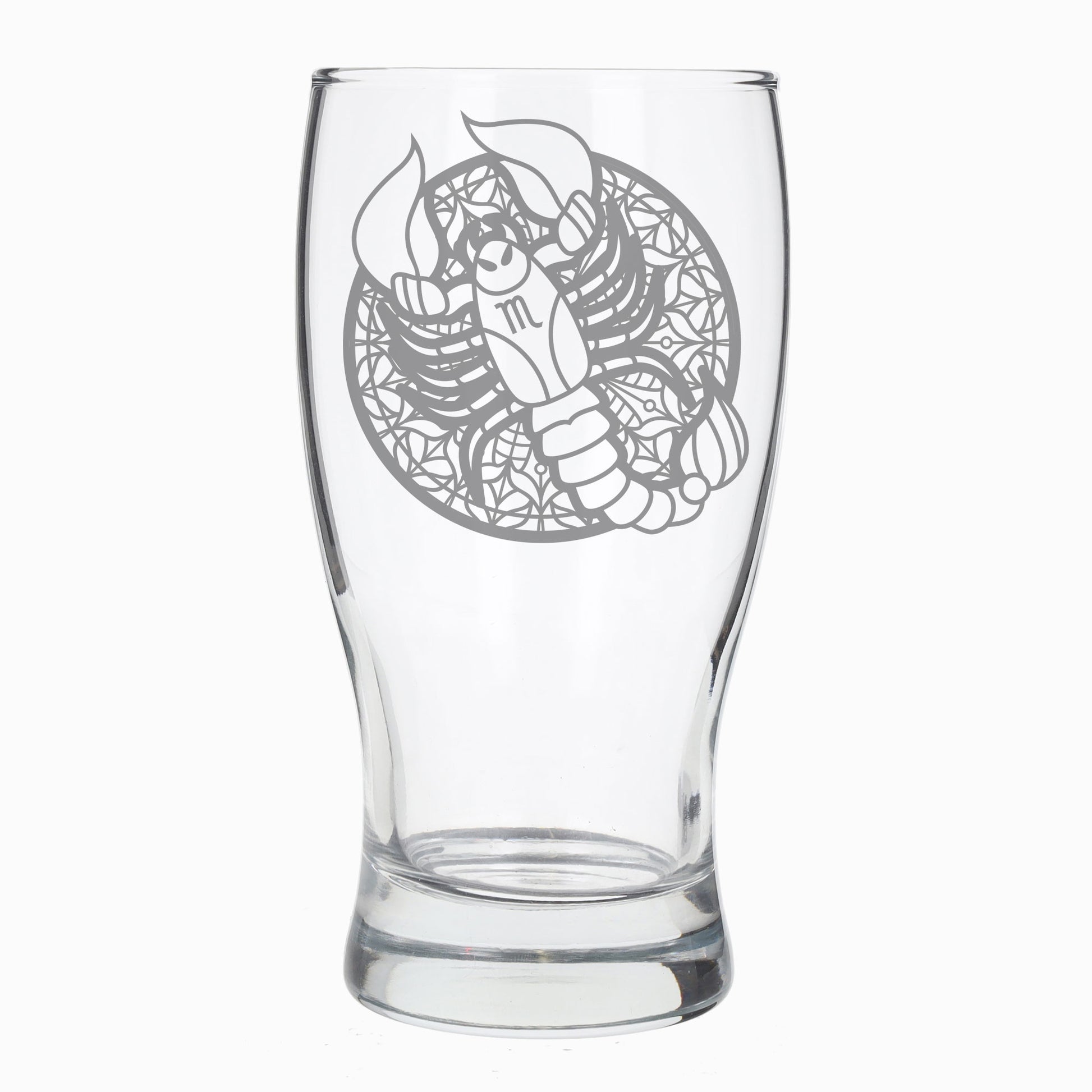 Scorpio Zodiac Engraved Pint Glass  - Always Looking Good -   