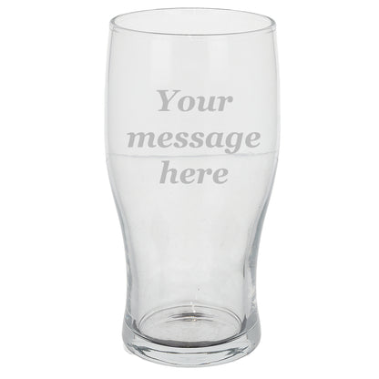 Create Your Own Beer or Lager personalised pint glass - Always Looking Good -   