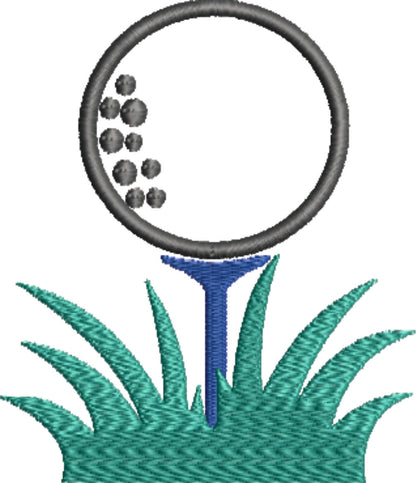 Personalised GOLF Towel - Embroidered Trifold Towel with Carabiner Clip