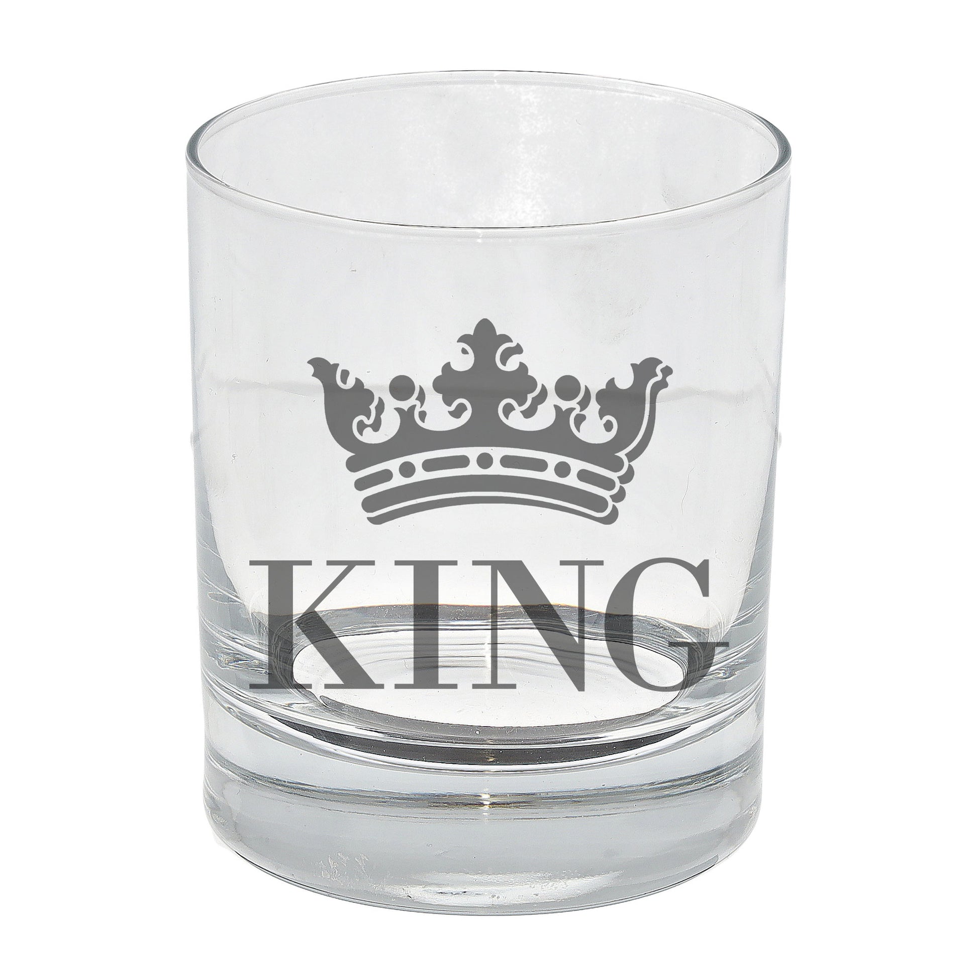King Engraved Whisky Glass  - Always Looking Good -   