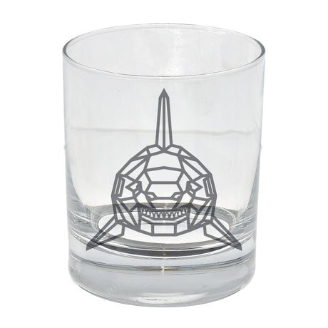 Shark Engraved Whisky Glass  - Always Looking Good -   