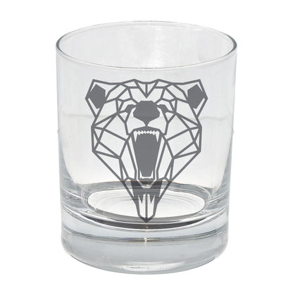 Grizzly Bear Engraved Whisky Glass Gift For Bear Lovers- Always Looking Good -   