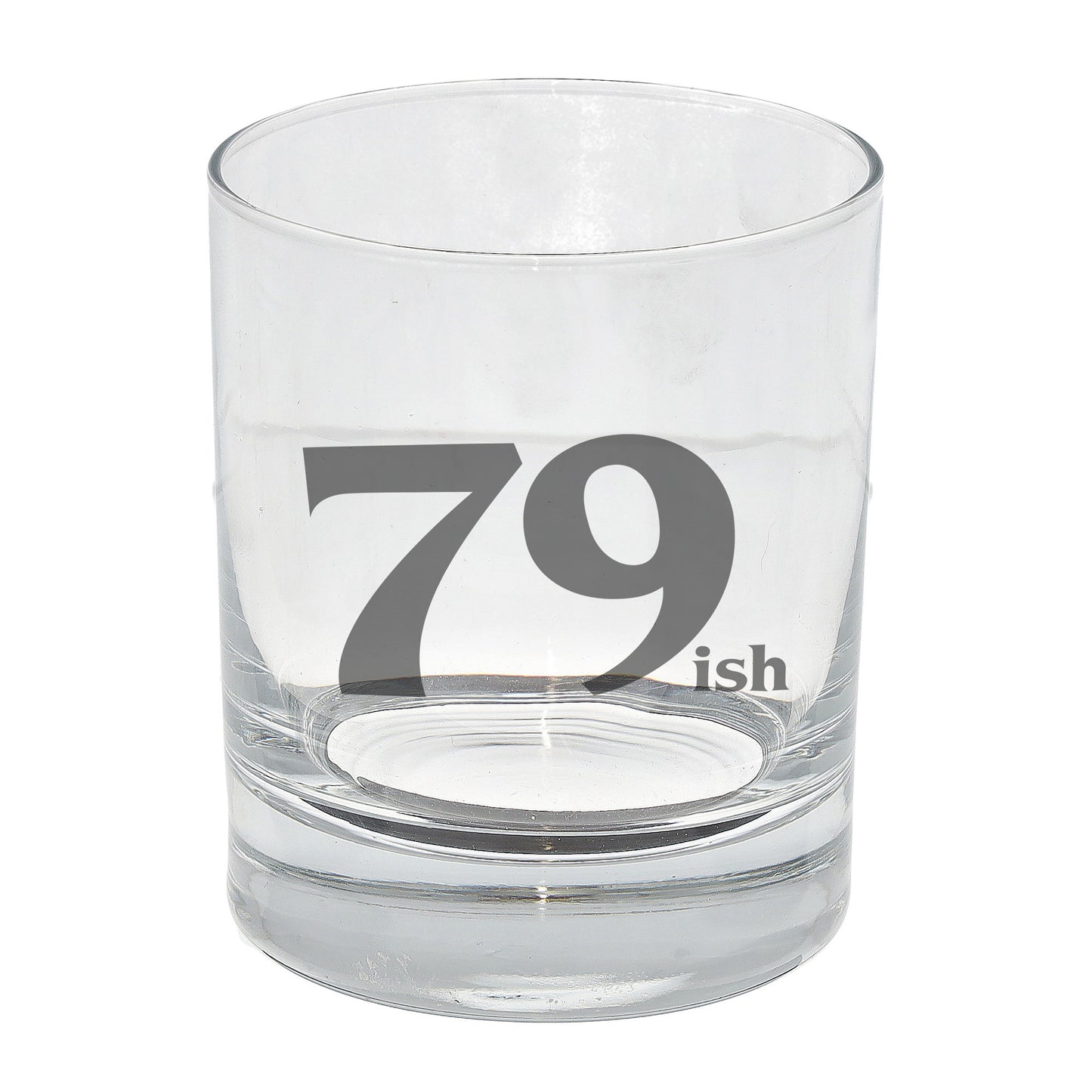 79ish Whisky Glass and/or Coaster Set  - Always Looking Good - Whisky Glass On Its Own  
