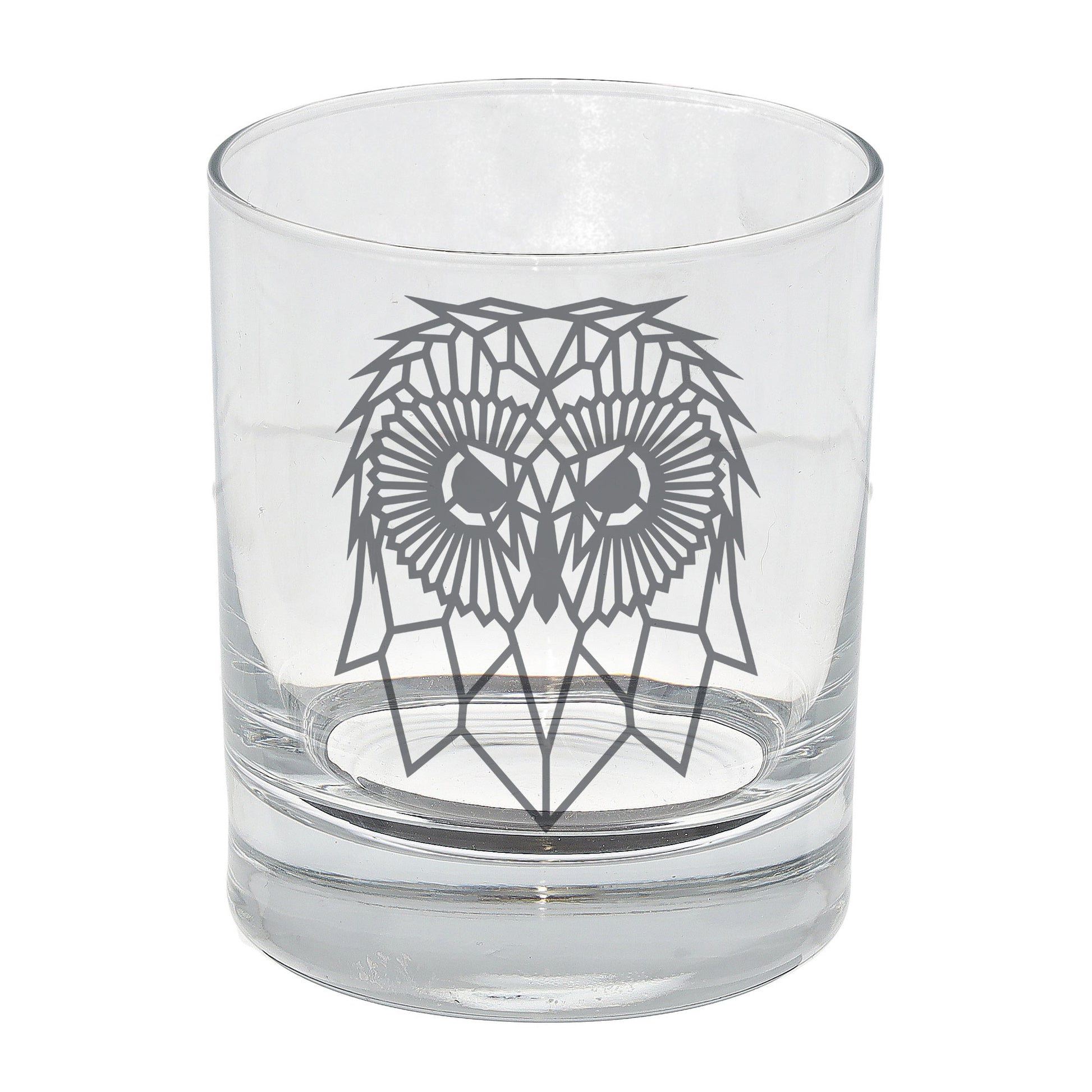 Cute Owl Engraved Whisky Glass  - Always Looking Good -   