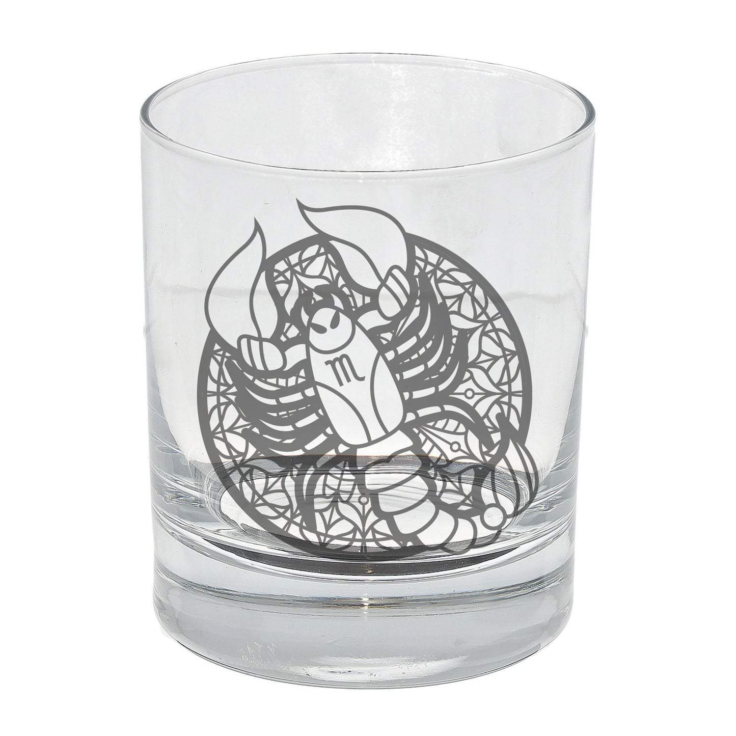 Scorpio Engraved Whisky Glass  - Always Looking Good -   