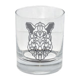Warthog Engraved Whisky Glass  - Always Looking Good -   