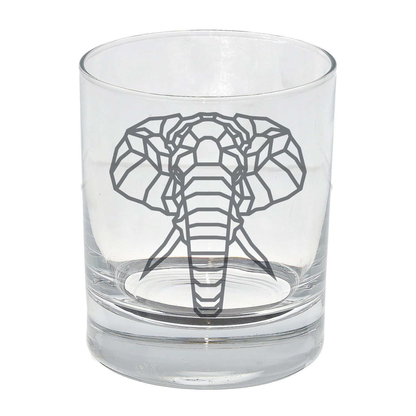 Elephant Engraved Whisky Glass  - Always Looking Good -   