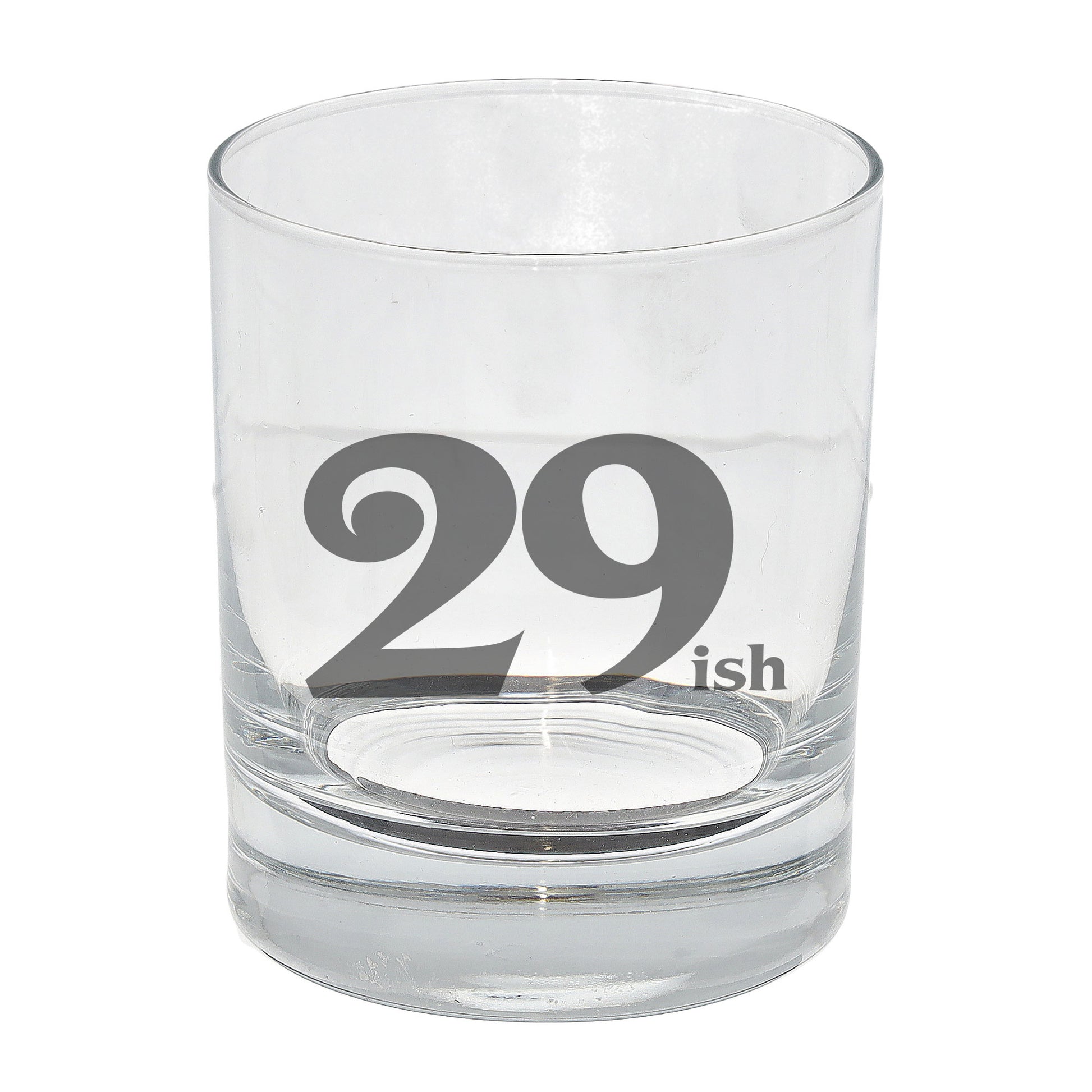 29ish Whisky Glass and/or Coaster Set  - Always Looking Good - Whisky Glass On Its Own  