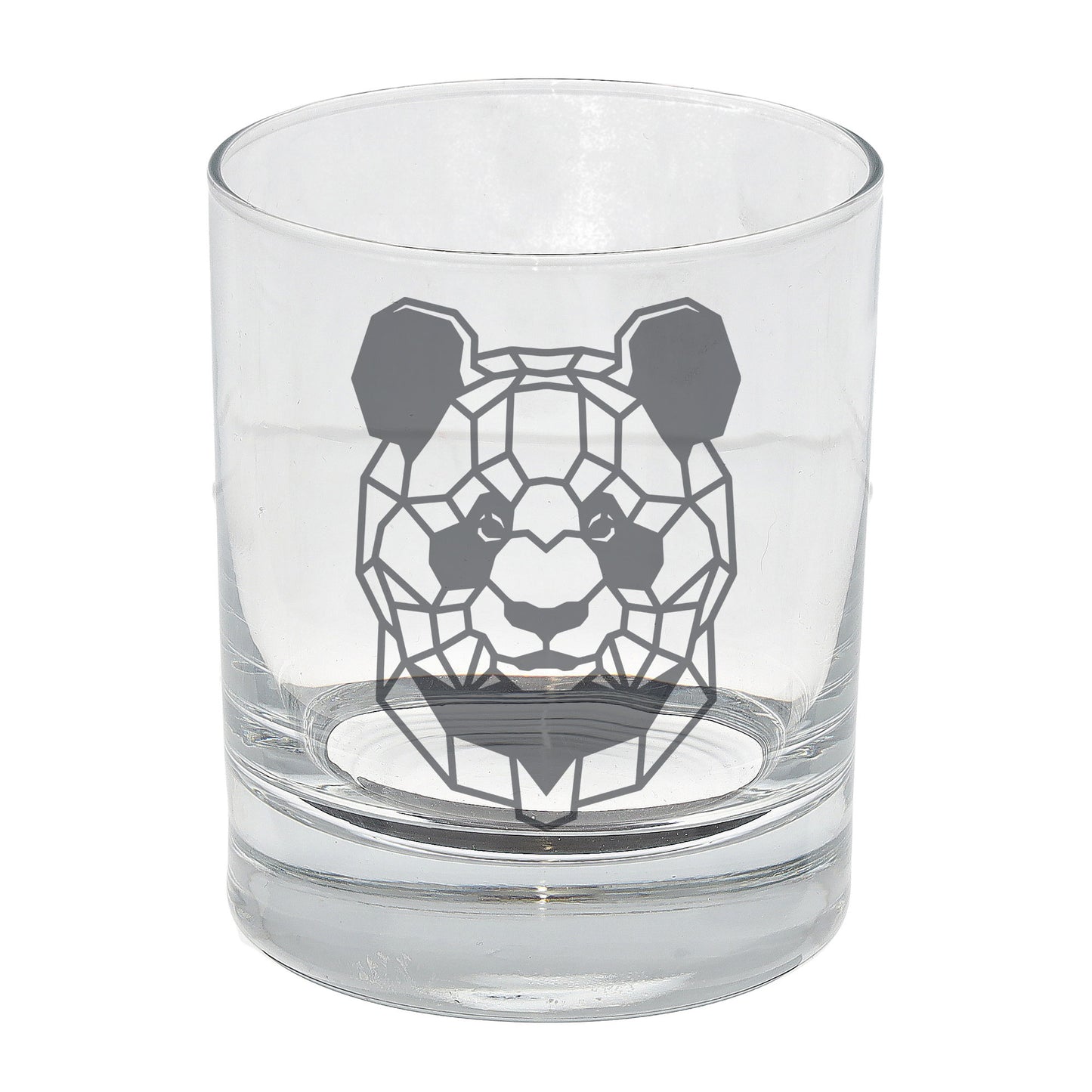 Panda Engraved Whisky Glass  - Always Looking Good -   