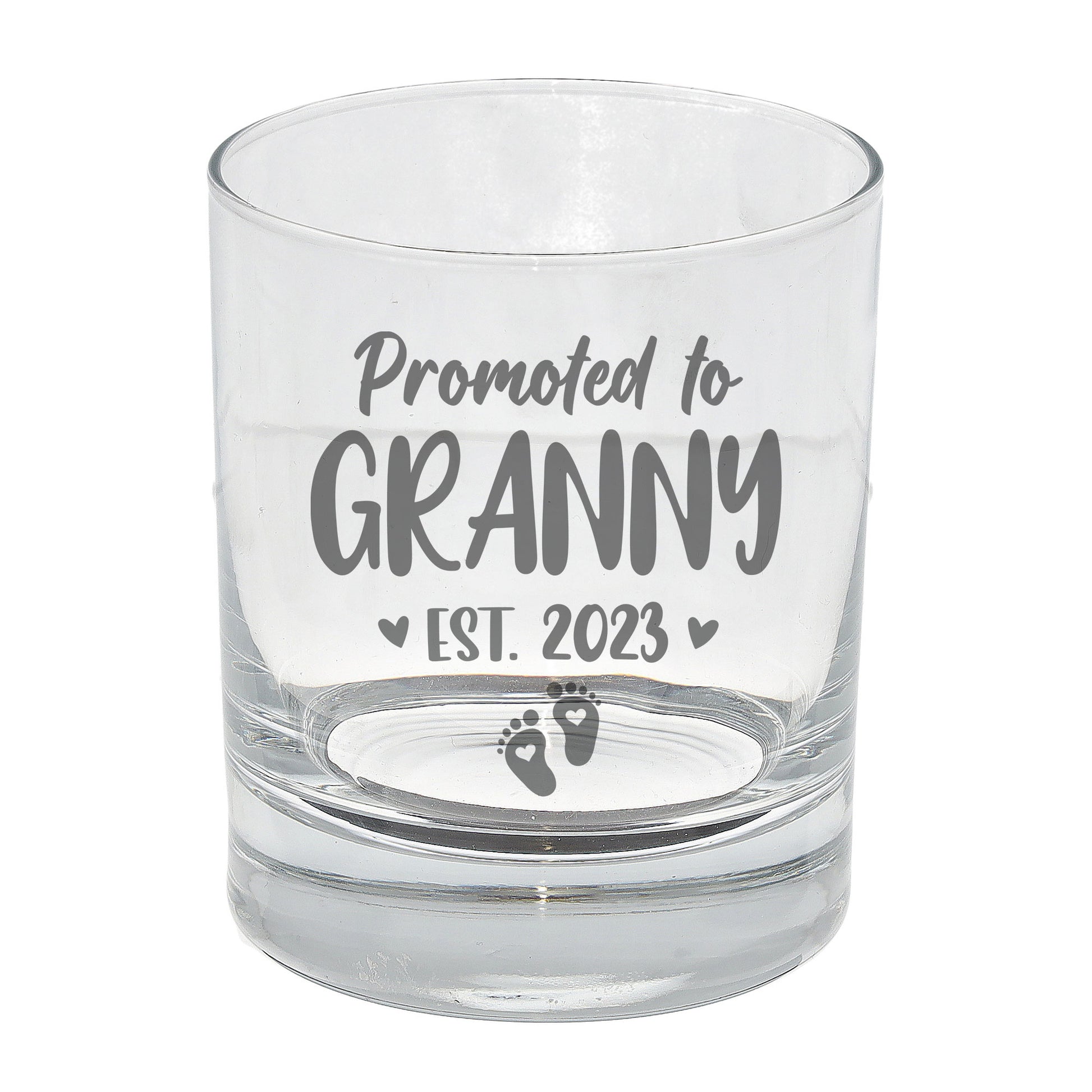 Promoted To Granny Engraved Whisky Glass  - Always Looking Good -   