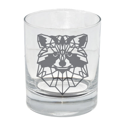 Racoon Engraved Whisky Glass  - Always Looking Good -   