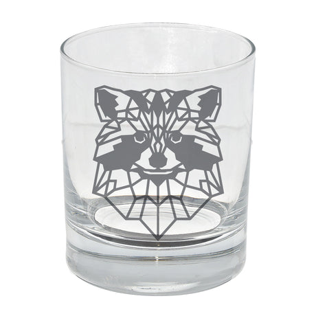 Racoon Engraved Whisky Glass  - Always Looking Good -   