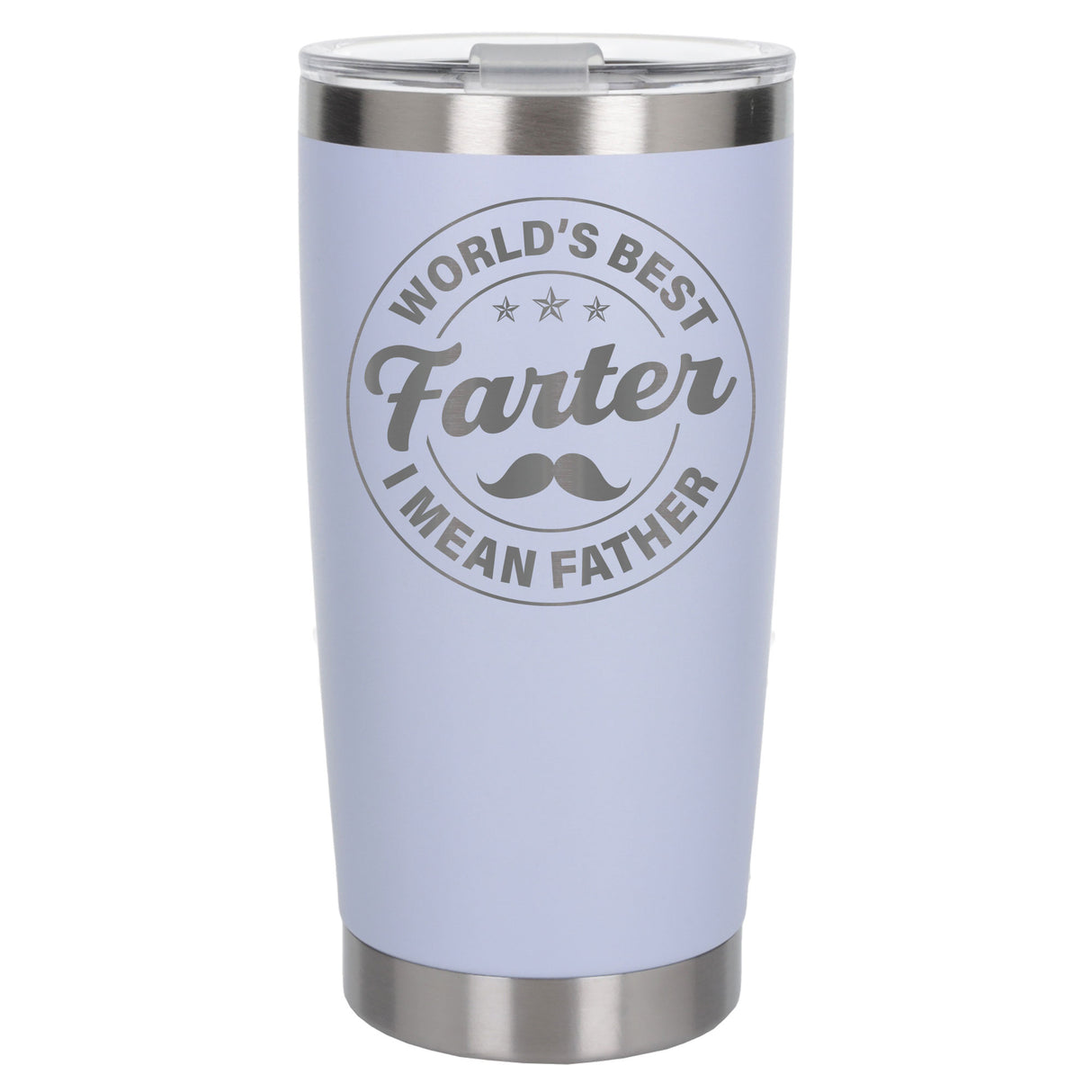 Best Farter I Mean Father Engraved Travel Mug for Dad